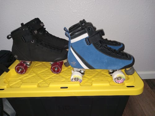 Customer photo review of ParkStar Park Roller Skates - Blue/Black