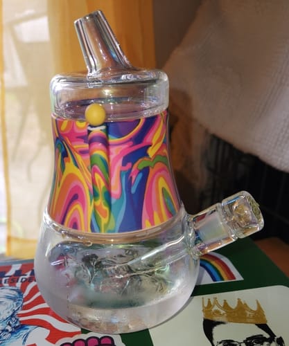 Customer photo review of The Bubbler Iridescent - Bubblegum