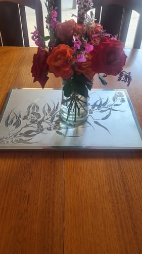 Customer photo review of Casserole Mat - Flowering Gum