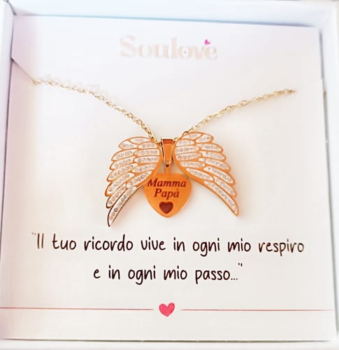 Customer photo review of Collana Angelo mio l'originale ✦ Incidi il nome del tuo Angelo