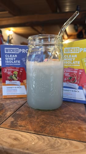 Customer photo review of WICKED Protein Powder Sampler Bundle Deal (PRE ORDER)