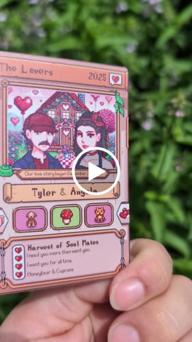 Customer video review of Custom Anniversary Metal Card