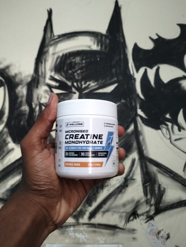 Customer photo review of Wellcore - Pure Micronised Creatine Monohydrate (122g, 33 Servings) Tropical Tango
