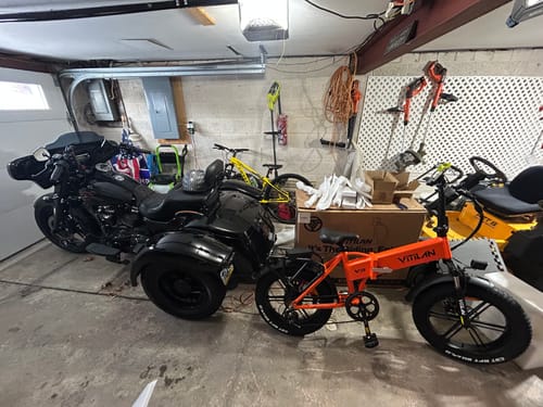 Customer photo review of V3 2.0 Folding Fat Tires Adult All Terrain Electric Bike