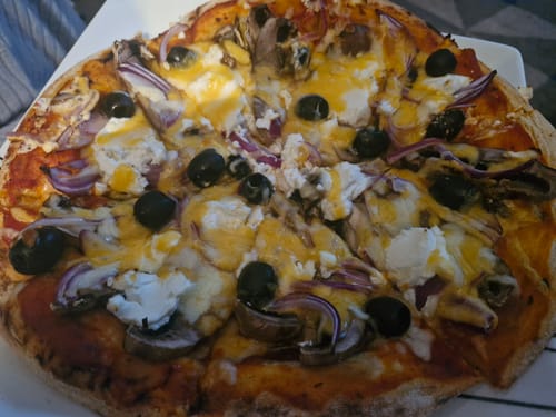 Customer photo review of Sourdough Pizza Bases