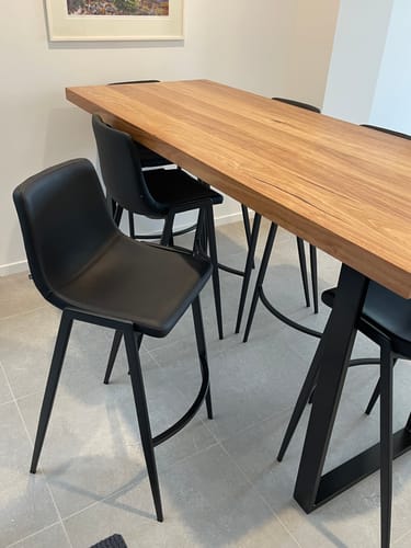 Customer photo review of Fletcher Bar Stool "Create Your Own"