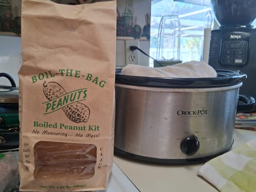 Customer photo review of Boil-The-Bag Boiled Peanuts - 2 Bags