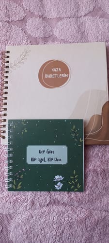Customer photo review of Her Güne Bir Ayet Bir Dua Kitapçığı