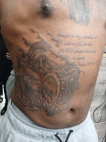 Customer photo review of Painless Tattoo Numbing Cream