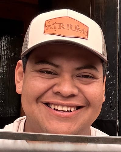 Customer photo review of Custom Leather Patch Hats Richardson 115 Laser Engraved