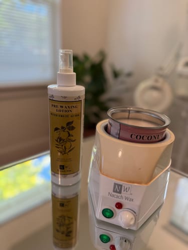 Customer photo review of Hypoallergenic Coconut Soft Wax