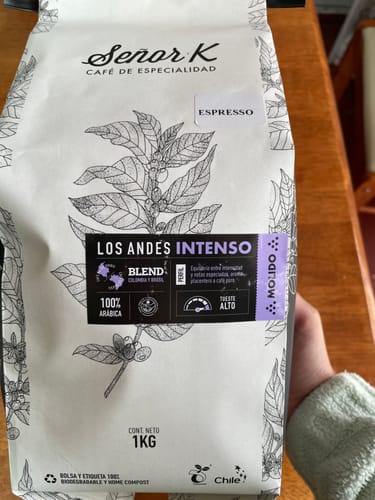 Customer photo review of Blend Los Andes Intenso Bolsa 1 KG | MOLIDO