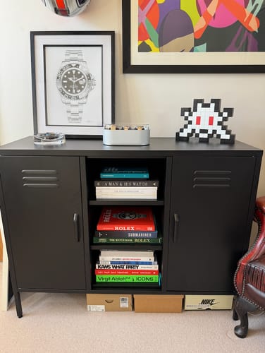 Customer photo review of Cabinet Doors and Shelves - Storage