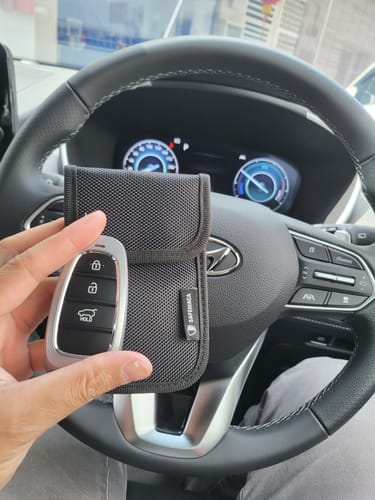 Customer photo review of Safemaca Series 2 Keyless Car Protector - Twin Pack