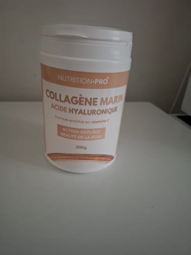 Customer photo review of COLLAGÈNE MARIN NATICOL® / ACIDE HYALURONIQUE (EN POUDRE) - 300G