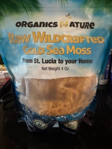 Customer photo review of Raw Wildcrafted Sea Moss 4oz
