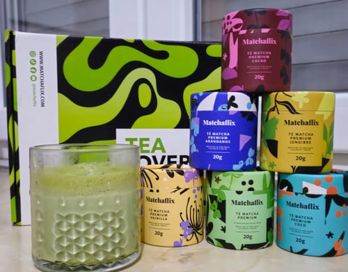Customer photo review of Pack Sabores - Té Matcha Premium 100% Degustación