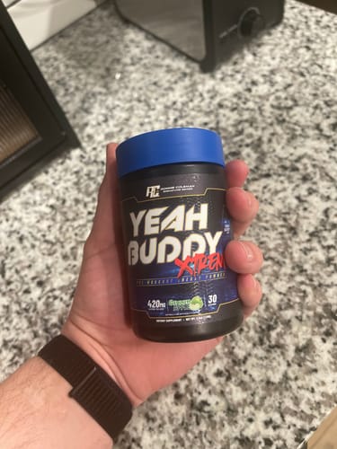 Customer photo review of YEAH BUDDY™ Xtreme Pre-Workout Powder