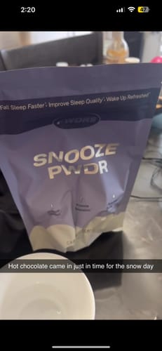 Customer photo review of SNOOZE PWDR
