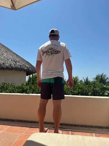 Customer photo review of UPF50+ Men’s Graphic Shirt Short Sleeve Sun Shirts FS36M