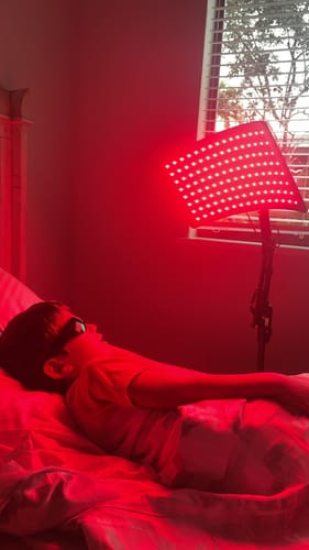 Customer photo review of Red Light Therapy Device