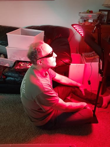 Customer photo review of Red Light Therapy Device