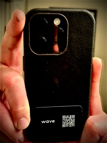 Customer photo review of Wave Phone Tap