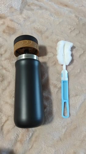 Customer photo review of Cafetière Portable à Pression Pratique en Acier inoxydable