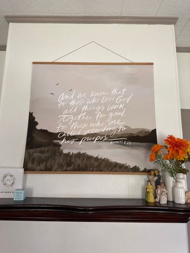 Customer photo review of Large Poster: All things work together for good