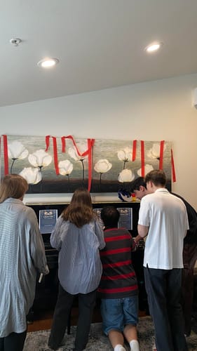 Customer photo review of Masquerade Ball/Carnival Murder Mystery Host Your Own Game Kit