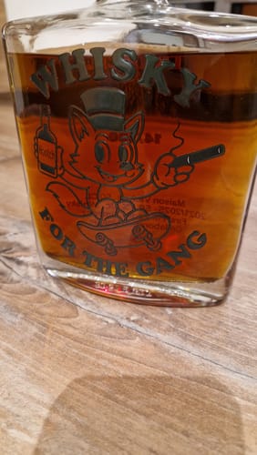 Customer photo review of Whisky for the Gang X Maison Victors - Pedro Ximenez first fill (Sherry Cask) - Édition limitée : 100 bouteilles - 58,7%