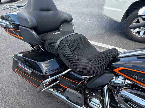Customer photo review of Wind Rider Seat Cover