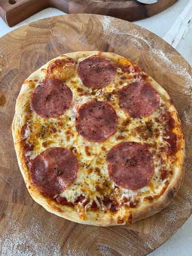 Customer photo review of Sourdough Pizza Dough Balls