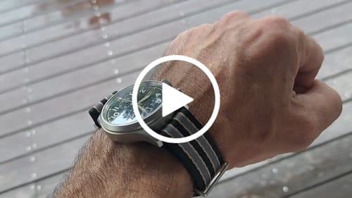 Customer video review of NTTD Bond Nylon Watch Strap