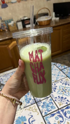 Customer photo review of Vaso Oficial de Matchaflix