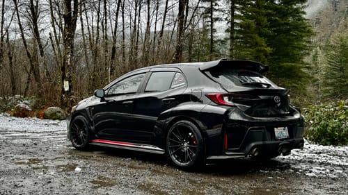 Customer photo review of 2023-Up GR Corolla Carbon Fiber Side Skirts