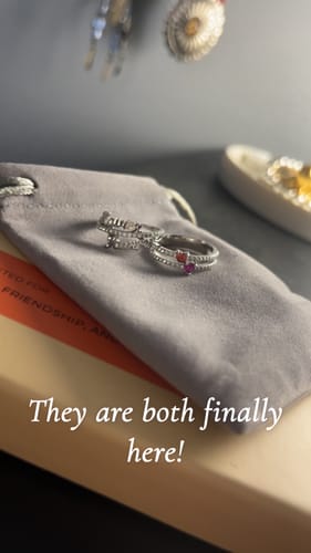 Customer photo review of Personalized 1-6 Names Ring