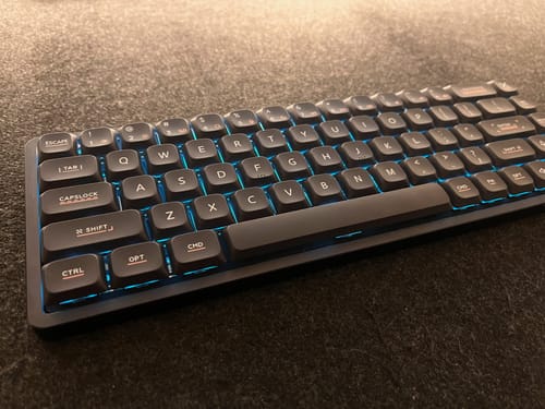 Customer photo review of Magi65 Aluminum Low Profile Mechanical Keyboard