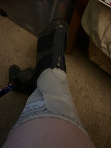 Customer photo review of Premium Bamboo Ankle Support
