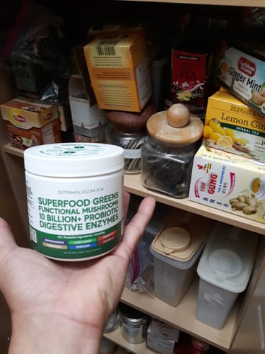 Customer photo review of Optimal Human - Superfood Greens