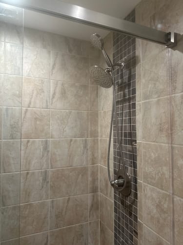 Customer photo review of 3-Spray Dual Shower Head Set