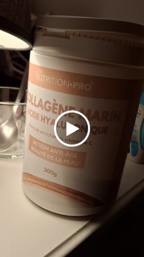 Customer video review of COLLAGÈNE MARIN NATICOL® / ACIDE HYALURONIQUE (EN POUDRE) - 300G