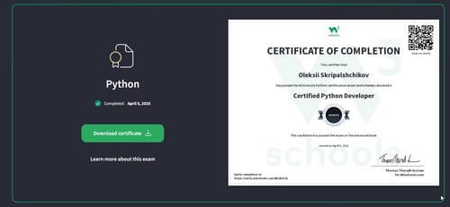 Customer photo review of Learn Python