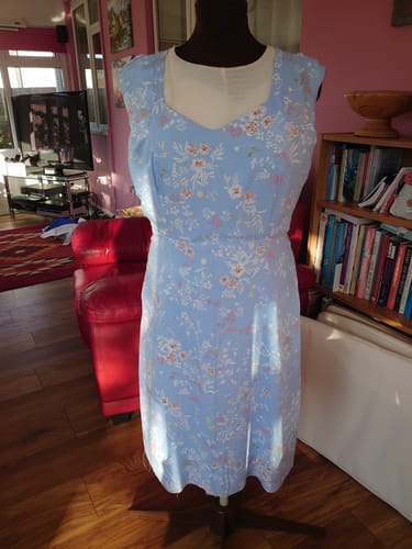 Customer photo review of 3 Metres Printed Dress Making Viscose- 55" Wide (Petite)