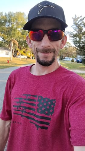 Customer photo review of Armed Patriot Tee