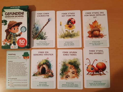 Janos K. review of Edubini Gefunden! Outdoor Suchspiel für Kinder image 1 out of 1