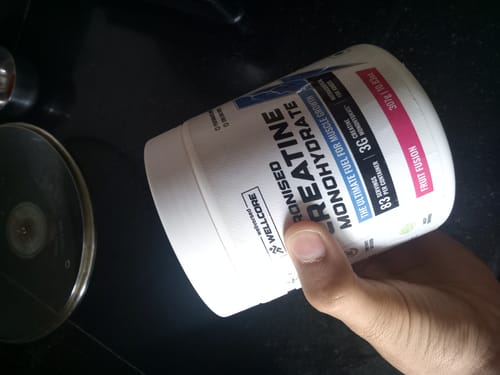 Customer photo review of Wellcore - Pure Micronised Creatine Monohydrate (307g, 83 Servings) Fruit Fusion