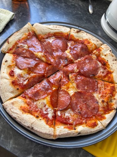 Customer photo review of Sourdough Pizza Bases