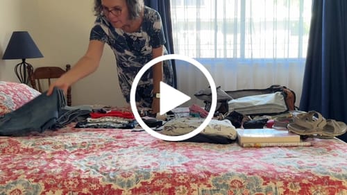 Customer video review of Blast 28L-38L Extended Mesh Carry On Travel Backpack