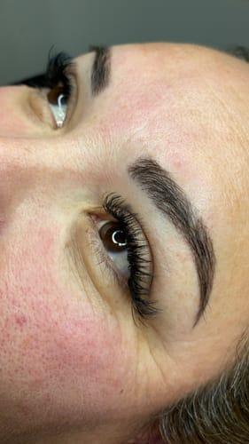 Customer photo review of YY Shape Lashes Extension